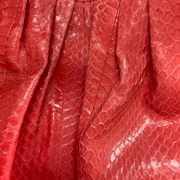 NWT Bairn snakeskin leather Jenna Canary hobo bag - Picture 2 of 8